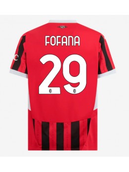 Moški Nogometna dresi replika AC Milan Youssouf Fofana #29 Domači 2024-25 Kratek rokav